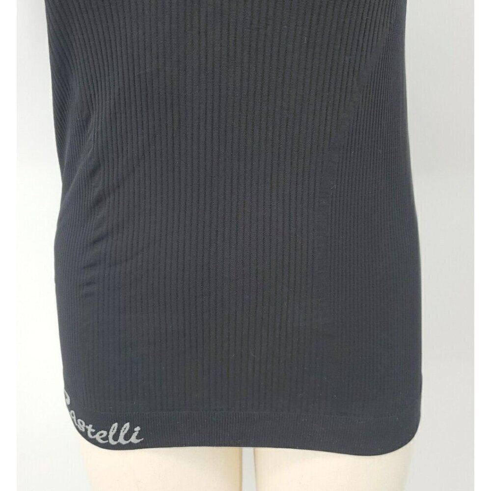 Castelli Cycling ? Shirt Womens L / XL Black Tee Fitted Ribbed Stretch Top - Picture 5 of 16